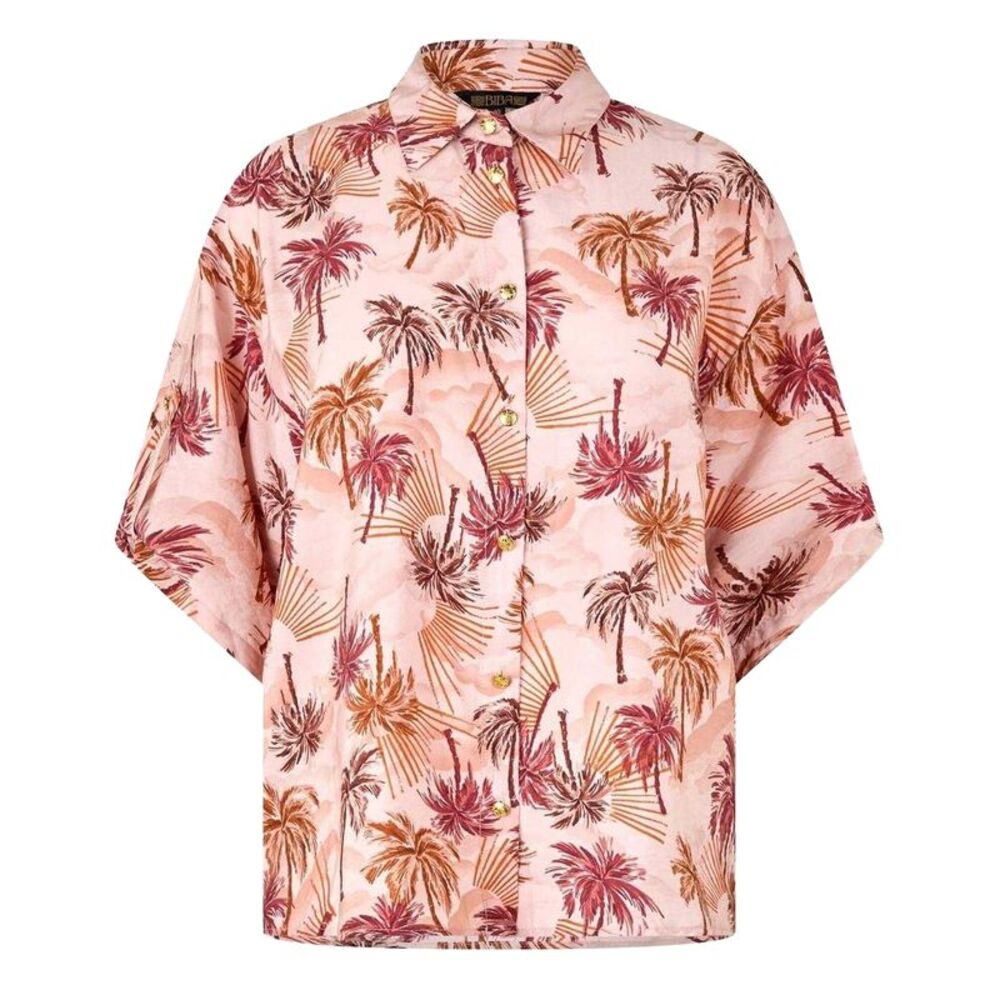 Biba Womens/Ladies Palm Print Shirt / Sunkissed